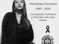 Es un honor para nosotros decir que fuiste parte importante de nuestra familia. Hoy lamentamos la pérdida una pieza importante de nuestro equipo, profesora, coreógrafa y miembro del crew adulto. . . La guardamos en nuestros corazones con el mayor amor del mundo, porque fue un increíble ejemplo de dedicación, constancia, fidelidad, amor por la danza y la familia que conformamos. . .  Hoy lamentamos su pérdida terrenal, pero su corazón sigue estando junto a nosotros en cada escenario, show, ensayo y clase. . .  La familia hoy te lamenta, pero sabemos que estas dando flow en el paraíso.