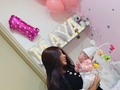 Eres lo más deseado de mi vida la oración contestada, siempre mi niña siempre mi bebe, aún recuerdo cuando te veía como algo imposible y no me creo la felicidad tan grande que es tenerte en mis brazos hace un mes estabas dándome la felicidad más grande de mi vida te amo hija feliz primer mes 💕