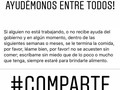 FAVOR COMPARTIR!! Se vienen tiempos duros, es momento de unión, todos aquellos que tengan posibilidad de ayudar favor hacerlo!! Y quienes no tienen y necesitan alguna colaboración por favor pedirla!! COMPARTE ESTO PARA QUE TODO AQUEL QUE ESTÉ NECESITADO SEPA QUE PUEDE CONTAR CONTIGO!!