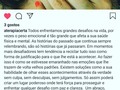 Gosto de pensar que as pessoas e coisas que se cruzam no nosso caminho têm sempre uma mensagem certa, para o que precisamos. - Quando estão mais em baixo há sempre alguém que se cruza no nosso caminho, estranhos, por vezes, e nos traz uma mensagem, ou palavra de conforto. Aqui não há luzes desligadas. Há anos, tive que me abrir mais ao mundo, e fiz uma amizade, de alguém estranho. Ajudei, e fui ajudada. Tinha um hábito desde então, e passei a estar mais atenta a sinais e "coincidências", (em espiritualidade acredita-se que nada é por acaso, e quem se cruza connosco também não, traz uma mensagem, para o nosso caminho. Temos anjos à nossa volta, e por vezes não nos apercebemos. Por vezes, somos nós os anjos dos outros. Nos últimos dias (tinha este hábito de escrever no blog, sobre sinais) as mensagens que ouvi de estranhos foram: "Quando se tem uma relação tem também que se dar espaço ao pássaro para voar, e voltar, pois de outra forma vive enjaulado e sufocado, e isso mata as coisas" A segunda mensagem de estranho foi: "Compreensão tem que haver compreensão é fundamental". Bom, isto veio meio de encontro em sincronicidade ao que eu já pensava e estava a precisar há dias, e é curioso ver o universo validar este sentir através de dizeres de outros. Por vezes, as mensagens não são para nós, mas a quem nos rodeia. A nós, ajudam-nos no nosso caminho. Não podemos abrir as luzes a quem nos rodeia, se as mantiverem apagadas, e pressionarem. Confiança, falar e verdade surgem quando recebemos COMPREENSÃO de quem nos rodeia, e não o estar de luzes apagadas. Também verifico que esses sinais - saber ouvir- acontecem, também muitas vezes, assim que ligo o instagram - a mensagem certa aparece, através da ferramenta que é esta app; sigo muitos perfis da app que trazem assim que abro a mensagem certa na altura certa, quando estamos a precisar, e nos fazem sentir melhor em sincronicidade, naquilo que precisamos na altura, os tais "anjos" mensageiros de confortar. 🧸 Também vos acontece?, - isto da sincronicidade? ✨  #img @aterapiacerta ✨