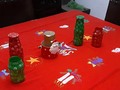 Decora tu mesa con tus botellas pintadas a mano!  *NUEVO* 🎄🎅🏻  Disponibles en distintos colores y modelos.    #HechoenVenezuela #HechoAMano #HechoConCariño #DiseñoVenezolano #TalentoVenezolano #diseño #designersvenezuela #MadeinVzla_ #ideartevenezuela #pintadasamano #MadeinVzla #botellas #vidrio #Venezuela #Nuevo #Recicla #Reusa #Florero #Adorno #Candelabro #Flor #Vela #Navidad #Christmas #Xmas