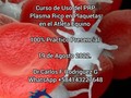 20 DE AGOSTO DEL 2022  Curso de Uso del PRP Plasma Rico en Plaquetas en el Atleta Equino 100% Práctico. 19 de Agosto 2022. Dr.Carlos Federico Rodríguez Garantón WhatsApp +584143227648  La Universidad Latinoamericana y del Caribe  La Universidad Sur del Lago  Fundación Cultura Sin Fronteras   Caballosalud te invitan a participar en el Curso Presencial.   Temática    - Fisiología Plaquetaria PRP  - Principios del Uso de la Tecnica PRP  -  lugares y puntos de infiltración   -  Revisión pre y post infiltración   - Métodos de Infiltraciones en equinos del PRP.  - Recomendaciones  post infiltración PRP  A quien va dirigido este Curso On Line:  - Médicos Veterinarios   - Estudiantes de Medicina Veterinaria   -Auxiliares de Medicina Veterinaria  - Propietarios y criadores de Caballos   - Entrenadores.  Incluye  - Certificado digital avalado por ULAC, UNESUR Y Caballosalud  Costo de inscripción 50 dólares americanos o su cambio en Bolívares según la tasa de cambio al momento de formalizar la inscripción.   Facilitadores  Dr. Carlos Federico Rodríguez Garantón   Para mayor información      Formalizar su inscripción en  WhatsApp +584143227648  #CaballosaludCreeEnDios amén