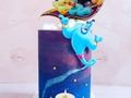 Aladdin Cake... un mundo ideal🧞‍♂️  Una torta doble altura completamente mágica 😍 Cada detalle fue pensado para sorprender a una cumpleañera muy especial...  Agradecida como siempre con @studiofiestacl por estos mágicos topper, él entendió perfectamente el concepto🥰🥰👏🏼👏🏼👏🏼  #aladdin #aladdincake #buttercreamcake #disney #tallcakes #selvanegracake #tortasdoblealtura #tortasdecacaocupcake #cacaocakesandcupcakes #cacaocupcake #lachicadecacao