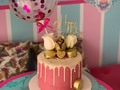 Hermosa Cake con globo y rosas🌷✨ Sutil   #yopal #cake #rosas