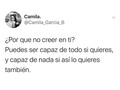 ¿Por que no creer en ti?