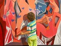Hoy en @artpalmbeachfair 2023 “Picasso, máster of painting” 200x150 cm, óleo sobre lienzo 2023, @duquearangogaleria