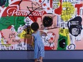 Basquiat, de la serie “MASTER OF PAINTING”, óleo sobre lienzo, 150x170cm @duquearangogaleria #polifoniavisual #finearts