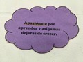 Mientras cumplía mi labor del día, me encuentro con este gran pensamiento 🌾👣 #Aprende #Apasiónate  #Crece