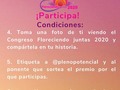 Hola ¿Cómo está nuestro Jardín Virtual?  Estamos comprometidas con nosotras mismas y contigo, conscientes de hacer tribu para apoyarnos mutuamente.  Confesamos que a veces también discutimos, mal interpretamos y nos invade la ansiedad, nuestro cuerpo es indivisible con nuestras cogniciones, nuestras emociones, incluso nuestro espíritu.  Si, somos un conglomerado de temas y es por tal motivo que este fin de Semana queremos invitarte al Congreso virtual Floreciendo Juntas 2020.  Podrás ganar cualquiera de los premios que cada ponente ha elegido para Ti.  Es muy Sencillo:  Paso 1: Seguir las cuentas  @plenopotencial y de cada ponente:  @soyvivifit @sentidosublime_imagen @be @dra.creyones @yaizaleal_psicoautora @salud.minimalista @oriheal @leonoracostaoficial @sexologia_yrd @bemoment @pensaenflores @pensa.enflores @mariselacuevas10 @aprende_psicologia_ @plenopotencial somos 2: @melulrrich @psicarlaalfonzo  Paso 2: Estar registrada en el Congreso virtual Floreciendo Juntas 2020  Paso 3: Participar en la ponencia del tema de tu preferencia, tomar una foto de tu PC durante el Congreso virtual.  Paso 4: Subirlo a tu historia de instagram con la etiqueta #FloreciendoJuntas2020  @plenopotencial  Publicaremos las ganadoras  Lunes 30 de Marzo  Por nuestro Grupo VIP de Facebook  Por las story de Instagram.  #Floreciendojuntas2020 I #plenopotencial I #Serparanoparecer I #congresoonline I #congresogratis I #bienestarysalud I #nutricionconsciente I #fitness I #mindfulness I #coaching I #lifecoaching I #gestiondeltiempo I #asesoriadeimagen I #biodanza I #ayurveda I #minimalismo I #autocuidado I #amorpropio I #soypasion I #soyautentica I #bienestarpersonal I #serfelizesgratis I
