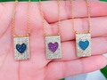 💓Amantes de los 💙💜💚❤️💓💗 . . #corazon #cadena #rodinado #rodio #barranquilla #ajustable #aceroinoxidable #rodinado #rodio #barranquilla #bisuteria #domicilios #baq