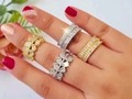 💕Anillos ajustables rodinados😍😍✨ . . #anillos #acero #accesorios #cadenas #gargantillas #accesorios #rodio #perla #rodio #barranquilla #soledad #bisuteria #sorpresa #instagram #detalles #arte #apoyalocolombiano #accesorios #accesoriosdemoda