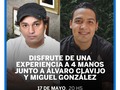 Este 17 de mayo dos grandes de la cocina se unen para dar una experiencia única a los comensales de #Castañyoles con una cena a 4 manos. 🍽️  El chef de la casa Miguel González, junto al chef invitado Álvaro Clavijo del premiado restaurante "El Chato"@elchato_rest, serán los encargados de deleitar a los invitados con una mezcla de sabores exquisitos al paladar.  ¡Reserva ahora! cupos limitados.