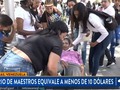 Maestros venezolanos protestaron en Caracas: “No me he desayunado porque no tengo” Por Red Estudiantil