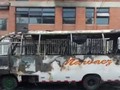 Bus de transporte escolar se incendió Por @EstudiantilRed   “Se presentó un incendio de una buseta escolar, el 90% del vehículo quedó calcinado; también tuvimos afectaciones en el liceo por el humo que entró a algunos salones...