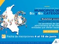 Se abre convocatoria con más de 3.000 vacantes para municipios de 5ª y 6ª categoría Por @EstudiantilRed  Estos empleos se ofertan en alcaldías de algunos municipios del Valle del Cauca, Tolima, Cundinamarca, Amazonas, Nariño y Meta.