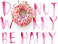 No te preocupes, se feliz porque hoy es VIERNES!! #fridaymood #donuts #celebralotodo