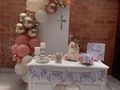 Esta celebración en casa del bautizo de Macarena es un montaje como dice Clo, elegante, compacto y completo ☺️🌸🌾 #nosgustacelebrartodo #bautizo #pequeñoformato #celebraencasa #nosotrosteayudamos #pideeltuyo📲