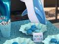 Pequeño festejo en una combinación de azules que recrean el ambiente marino 🐬 #fiestadeniña #fiestainfantil #delfinpartyideas #kitdefiestapersonalizado #pideeltuyo #nosotrosteayudamos #whatsapp📲