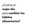 En más de una ocasión he escuchado en mi consulta y fuera de ella la famosa frase “El lunes comienzo la Dieta” y estoy segura que alguna vez la has pronunciado🤭 déjame decirte que quizás ese “Lunes” nunca llegue, porque probablemente no te sientas preparadx para hacer los cambios necesarios en uno o varios de tus hábitos 📝 ___ El mejor día para comenzar a modificar tus hábitos es HOY, así como lo lees...cuando estás firmemente decididx a mejorar tu calidad de vida, no lo pospongas...comienza con pequeños cambios diarios, que al cabo de unas semanas se irán convirtiendo tus nuevos hábitos 😉 ___ Desliza la publicación y toma nota de estos tips que traigo para ti 🤗 No olvides dejarme saber si te pareció útil esta publicación💚, compártela con quien creas que necesite saber al respecto o guárdala para verla luego ___ Permíteme acompañarte en tu proceso, y enseñarte una manera distinta de cambiar tus hábitos alimentarios, a través de una alimentación más flexible y sostenible 💚 que te permita sanar tu cuerpo y mente 😉 y de la forma que mejor se adapte a tus hábitos y tus objetivos 👌🏻 porque ESTO SE TRATA DE TI 💚 ___ @celimar_nutridiet ___ #nutricionista #salud #nutricion #salud #alimentacionconsciente #nutricionsinobsesion #nutricionistavalera #psiconutricion #microbiotaintestinal #nutricionistavalera #consultanutricional