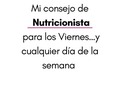 Históricamente “la dieta” como el trabajo “se cumple de Lunes a Viernes” 🙄y esto es un grave error ❌ La idea no es que hagas una dieta que termina algún día para luego volver a comer procesados, azúcares, harinas refinadas, etc… la idea es que modifiques tus hábitos para toda la vida💚 ___ Te aseguro que si la mayoría del tiempo comes verduras 🥦 frutas 🍉 y comida real, te sentirás excelente, con energía, tendrás buena digestión y una mejor salud👌🏻 ⚠️IMPORTANTE⚠️ siempre y cuando lo hagas porque te gusta sentirte así y cuidar a tu cuerpo y no porque deseas llegar a un peso en específico ___ Y el día que comas una torta 🍰, helado 🍦 o una hamburguesa 🍔 lo debes disfrutar y comer lo que tu cuerpo te pide 😉 y luego retoma tus hábitos de siempre✅ de lo contrario es muy probable que termines sintiéndote mal y comiendo en mayor cantidad 🫣 ___ No se trata de renunciar a los alimentos que te gustan, basta con acostumbrar a tu cuerpo a recibir alimentos 🍗🥑🍠que de verdad lo nutren y le den bienestar, aprendiendo a incluir alimentos que si bien no tienen tanto valor nutricionalmente hablando, resulta placentero comer de vez en cuando 🍕🧁🍺 y cuando los comemos es por que elegimos hacerlo sin culpas ni remordimientos🫶🏻 ___ Disfruta el proceso, es lo más bonito de cualquier cambio🍏💪🏻 ___ @celimar_nutridiet ___ #celimarnutridiet #nutricionista #salud #nutricion #consultanutricional #alimentacionintuitiva #bienestar #psiconutricion #alimentacionconsciente #microbiotaintestinal #saludintestinal #saludmental#nutricionsinobsesion #nutricionistaenvalera