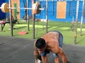 WORKOUT . FOR TIME 10RD 8 DB MUSCLE Clean 8 Chest to bar . ✍🏽 #theprogramchan 🏛 @box.alcham . #dumbell #dumbellworkout #crossfitcommunity #crossfit #focus