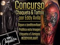 A etiquetar 5 amigos y que sigan a @eddyavilaart para ganarse el tatuaje y @lachaqueteria para la chaqueta en cuero !!! #lachaqueteria