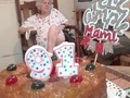 91 primaveras. Feliz cumpleaños.  Dios te bendiga y te guarde!