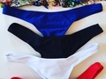 ❤🤍🖤💙 Los cómodos y encantadores Culotte con ruchado posterior ( levanta gluteos ) son ideales para ese perfect tan de primavera - verano   Disponibles tallas : S, M y L   #chile #primavera #verano #culotte #colaless #tanga