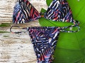 Bikini tipo brasilero, con diseño animal print de hermosos colores 🍀💕🌸  Escribenos a través del link que aparece en la biografía para asesoria 😉  ENVIAMOS A TODO #CHILE  #trajesdebaño #chile #primavera #verano