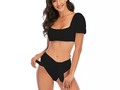 Adorable bikini con unas mangas Puffy de ensueño, no pasaras desapercibida!!!!  ¿Lo quieres? Contactanos por WhatsApp a través del link que aparece en la bio o DM  Disponible en talla M  #chile #miami #verano #trajedebaño