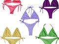 💕 Bikini clásico que no debe faltar. Elige tu color favorito.   💚Disponible en varios colores / Differen   💙Size / Tallas : S, M, L   💜Design and manufactering by @cherryblue_swimwear.  Para info y precios escribe al Dm o Wapp (link en perfil).  #chile #miamibeach #bikinis #swimwear #swimsuit #colores #trajesdebaño #venezuela