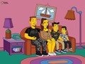 Mi familia a lo #simpsons #nuñezrodriguez @alejandra_roji gracias este fue un gran regalo te amo ❤️😘💕