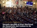#PND #Senado #colombia / Senado aprobó el Plan Nacional de Desarrollo  La plenaria del Senado aprobó con 71 votos a favor y 10 en contra el Plan Nacional de Desarrollo, Colombia Potencia Mundial de la Vida, del Gobierno de Gustavo Petro. Ahora, solo faltan la aprobación en la Cámara y la conciliación.  El presidente del Senado, Roy Barreras, manifestó que el proyecto:  “Trae las líneas vocacionales más importantes que implican el camino hacia la justicia social, cerrar las brechas de inequidad y con las modificaciones necesarias en el debate democrático dado al interior del Legislativo ¡El cambio son las reformas y las soluciones son la ejecución práctica y real de las reformas en los territorios!”  Sin embargo, el proyecto presentado por el Gobierno nacional sufrió la eliminación de varios artículos, como por ejemplo, la creación del Servicio Nacional Forestal y la Agencia Nacional de Restauración Ecológico y de la Biodiversidad. Tampoco quedó la Agencia de Seguridad Digital y de Asuntos Especiales.
