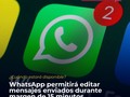 #Whatsapp #tendencias / WhatsApp permitirá editar mensajes enviados durante margen de 15 minutos  WhatsApp permitirá desde ahora que sus usuarios puedan editar mensajes enviados para "corregir errores", o simplemente porque han "cambiado de opinión", anunció este martes la red social.    "Desde corregir un simple error ortográfico hasta añadir más contexto a un mensaje, estamos encantados de ofrecerte más control sobre tus chats", puntualizó WhatsApp.    El usuario que quiera modificar un texto suyo solo tendrá que pulsar prolongadamente sobre el mensaje enviado y elegir "Editar" en el menú. Esta posibilidad estará permitida hasta quince minutos después de enviar el mensaje.    Para que los usuarios que reciban el mensaje sepan que el emisario los ha modificado, los textos editados aparecerán como "editado", pero sin mostrar el historial de ediciones.    Como ocurre con todos los mensajes personales, multimedia y llamadas, todos los mensajes y modificaciones que realice un usuario están protegidos por un cifrado de extremo a extremo, recuerda WhatsApp.    Esta función ha empezado a llegar a los usuarios de todo el mundo y estará disponible para todos en las próximas semanas.