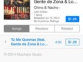 Desde ya! Disponible en iTunes " Tu Me Quemas ft. Gente de Zona y Los Cadillac's". #TuMeQuemas #ChinoyNacho #iTunes
