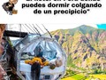 Cortesía de @CriollosEnPeru, Las cápsulas de cristal de las Skylodge Adventure Suites, en el Valle Sagrado de los Incas (Perú), están adheridas a una roca vertical, a 400 metros de altura...  Pará más información en: @CriollosEnPeru 💛 @CriollosEnPeru 💙 @CriollosEnPeru ❤️