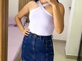 Hermoso top talla unica y falda de jean disponibles! Encuentra el outfit ideal para casa ocasión 🥰  Top $40.000 Falda $75.000  Envíos a toda #colombia  Domicilios en #turbaco #cartagena #arjona  #boutique #ropa #accesorios #boutiquecartagena #boutiqueturbaco #moda #estilo #tendencias