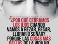A cerrar los ojos y sentir con el corazón !!!! #BuenosDias