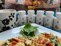 A desayunar este Martes!!!🔆  ”El éxito en la vida no se mide por lo que logras sino por los obstáculos que superas.” ⚜️Proteína : Clara de huevo y jamón de pavo  ⚜️Vegetal: Jitomate, Champiñónes, espinacas  ⚜️Carbohidrato: Tortilla de maíz amarillo Mi cafecito es mis suplementos  #SlimDown #AppetiteSupport #ColonOptimazer #Collagen #VitaminaC #Desayuno #GuiaDeNutricion