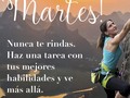 Martes de enfoque 🧘‍♂️   Cuando las cosas se pongan difíciles, pon un pie frente al otro y sigue adelante. No te rindas. . . . . #LiderandoConAmor #enfocada #meta #VidaDivina #emprendedores #gratitud #creencia #mentescreativas #fabricadeDiamantes