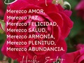 Feliz Domingo 💋🫀🌹  MI NACIMIENTO no fue producto de la casualidad. Mi estadía en mundo no fue un accidente. DIOS me soñaron y ahora sostienen cada uno de mis pies.   Por lo tanto, soy MERECEDOR de todo lo bueno que la vida tiene previsto para mí, por Decreto divino.  Merezco AMOR, Merezco PAZ, Merezco FELICIDAD, Merezco SALUD, Merezco ARMONÍA, Merezco PLENITUD, Merezco ABUNDANCIA.  En todos los aspectos de mi vida. Y por derecho divino proclamó : ¡HECHO ESTÁ!  Almabrazos llenos de Amor y Gratitud  . . #declaracionesDePoder #amorpropio #fuerza #enfoque #Gratitud #fe #esperanza #amor