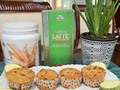 🍃Llegue con ganas de pan aquí les dejo una idea mas que saludable !!!  🍃Mantecadas de vainilla con calabacín acompañado con un latte verde con macha para acelerar mi metabolismos con todos los poderes de ganoderma   🍃Otro nivel, sígueme para más recetas   #LiderandoConAmor #vivesano