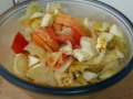 Fresh Feta Salad with Maltese Orange in Spring