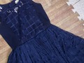 Vestido Niña Importado Talla 7 1200/ Como Nuevo Unico detalle le faltan algunas piedras como s nota/  Color real 2 foto