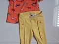 Conjunto 18meses/ 5$o al cambio Blusa Cat&Jack Leggins Gap