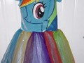 Disfraz Rainbow Dash Little Pony  Original Talla 3-4 años/ 10$ o al cambio