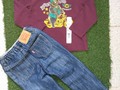 Conjunto Niño Talla 2/ 12$  Franela Nueva Jeans Levis como nuevo
