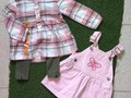 Set baby girls 🎀💖😍 Talla 12meses Oferta 15$ Conjunto Carters Nuevo y Jumper Oshkosh cómo nuevo.