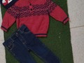Conjunto Niño Oshkosh 😍❤️ 18meses/ 10$ Como Nuevo  Jeans Skinny/ Sweter Gorro Place 😍 12-24meses/ 3$