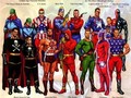Super heroes remembered. Marvel Super Heroes. Old-fashioned vintage signs, posters, etc. make great gifts.